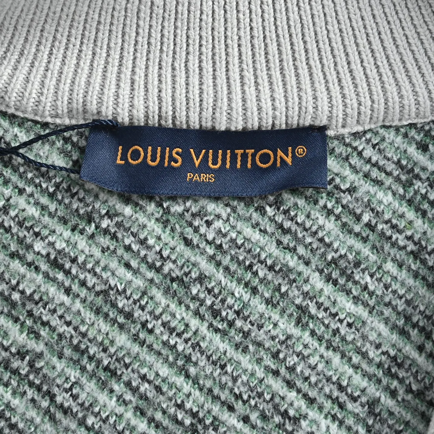 Louis Vuitton/Louis Vuitton forest landscape jacquard sweater